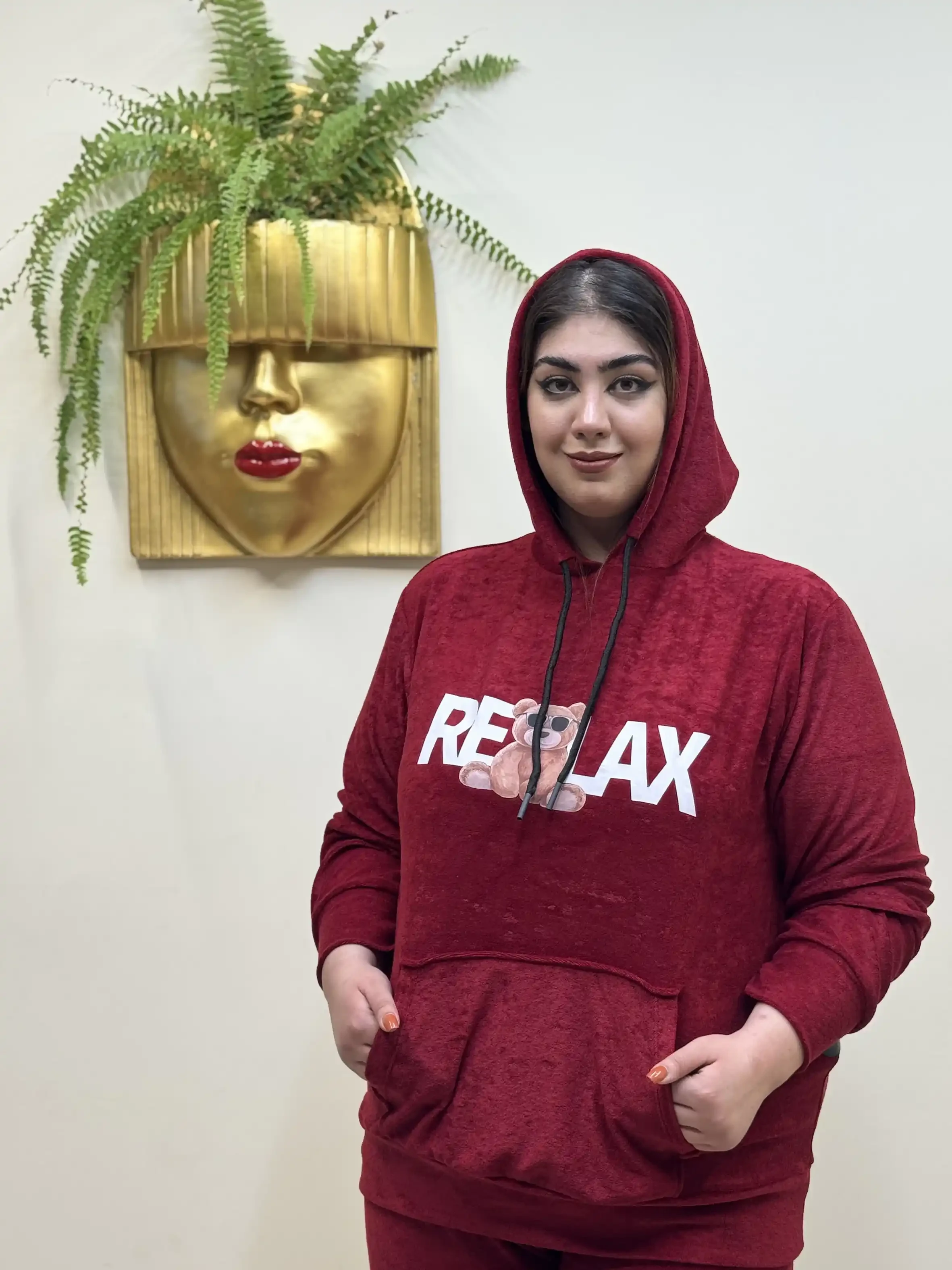 هودی سایزبزرگ کلاهدار