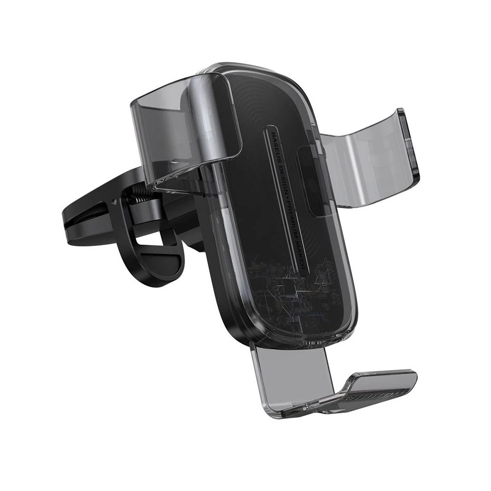هولدر و شارژر وایرلس دریچه کولری بیسوس Baseus Explor Gravity WXYL-K توان 15 وات