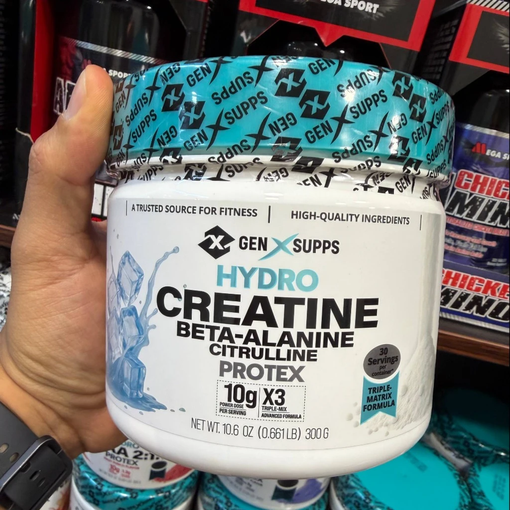 هیدرو کراتین ترکیبی ژن ایکس ساپس 300 گرمی | GenX Supps Hydro Creatine Beta-Alanine Citrulline PROTEX 300g