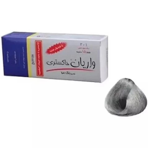 واریان خاکستری رنگ مو مردانه شماره 03 شرکتی