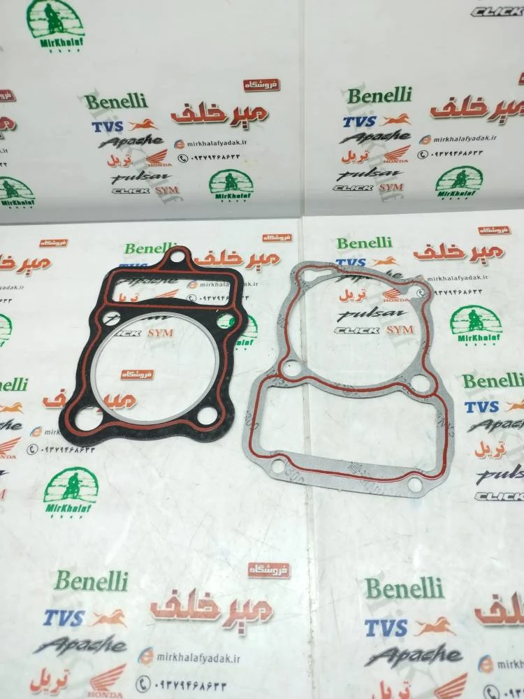واشر سر (رو) و ته (زیر) سیلندر موتور هوندا cg 200 سی جی و تریل