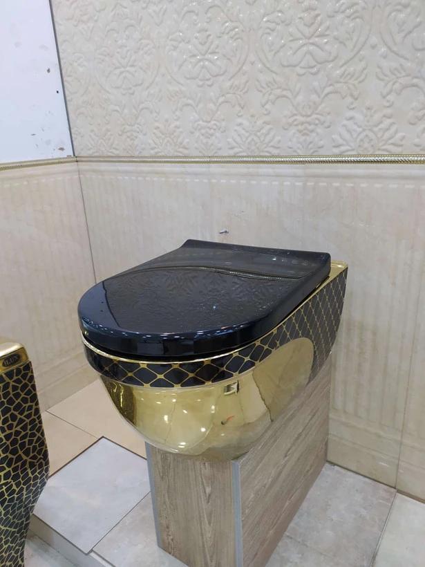 وال هنگ مشکی طلایی کد119