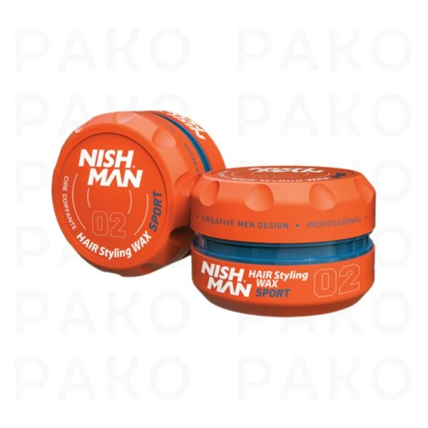 واکس مو حالت دهنده نیشمن Nishman مدل Sport شماره 02 حجم 150 میلی لیتر