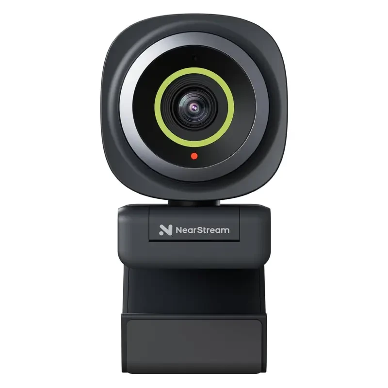 وبکم حرفه‌ای با میکروفون نویز کنسلینگ NearStream مدل V02AF با فوکوس خودکار و زاویه دید قابل تنظیم مناسب کلاس آنلاین و تولید محتوا