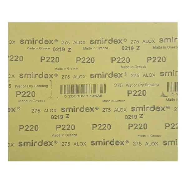 ورق سنباده اسمیردکس p220 (کد Smirdex 275 Alox)