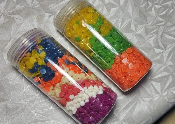 وکس عدسی ژله ای تر کیبی ۴۵۰ گرمی استوانه