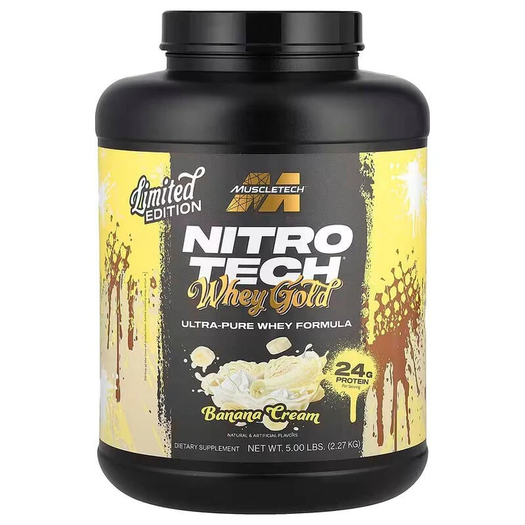 وی گلد ماسل تک طرح جدید WHEY GOLD NITRO TECH MUSCLETECH