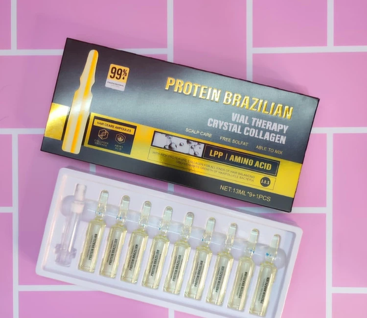 ویال مو پروتئین برزیلی Protein Brazilian – احیا، ترمیم و تقویت موهای آسیب‌ دیده