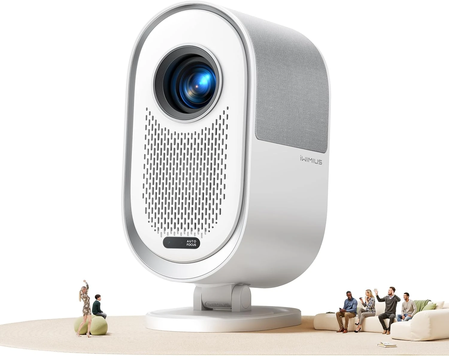ویدئوپروژکتور هوشمند iWIMIUS مدل k11 با فوکوس خودکار و WiFi 6 | آمازونیکس