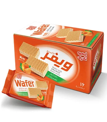 ویفر با طعم پرتقالی نادری