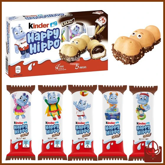 ویفر شکلاتی کیندر هپی هیپو ۵ عددی | Kinder Happy Hippo Chocolate