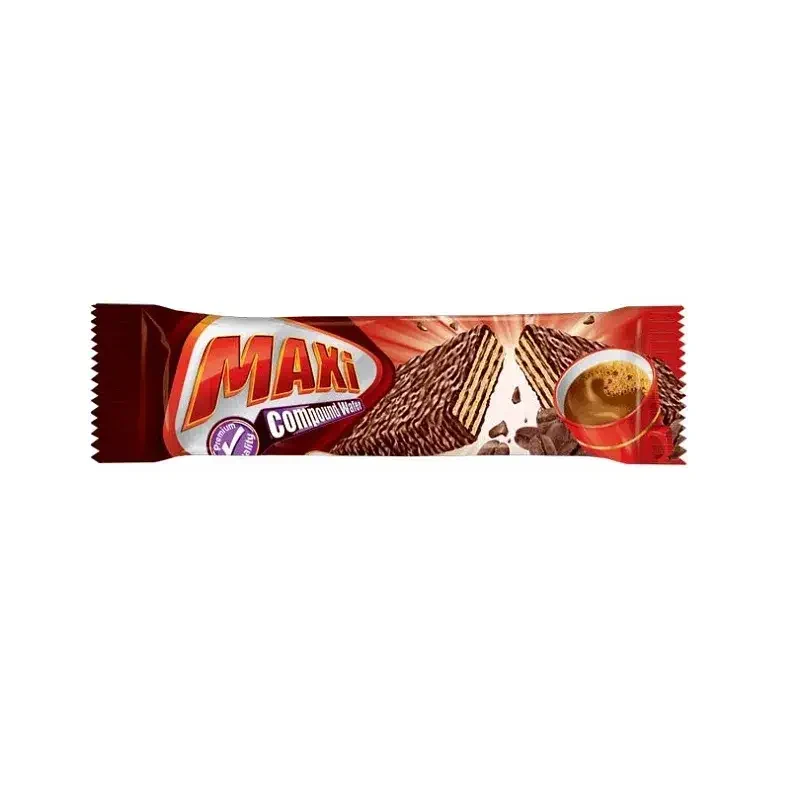 ویفر مکسی با روکش شکلات و طعم قهوه بسته 24 عددی