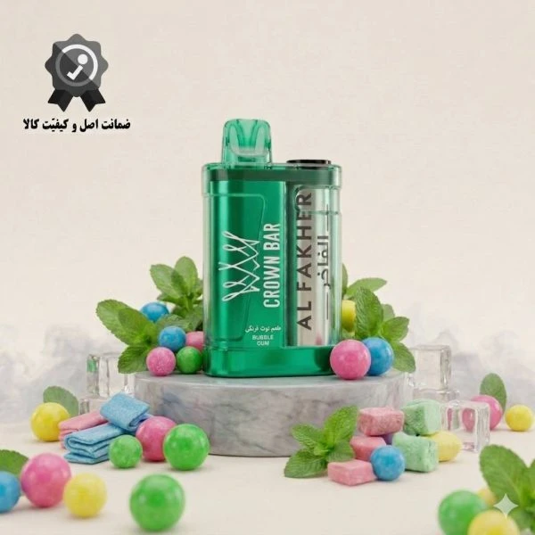 ویپ یک‌بار مصرف الفاخر (Al Fakher) مدل Crown Bar – نه هزار پاف
