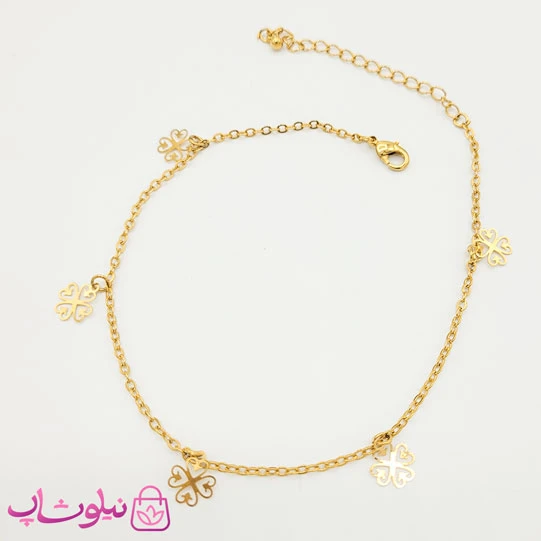 پابند زنانه آویزدار طلایی رنگ