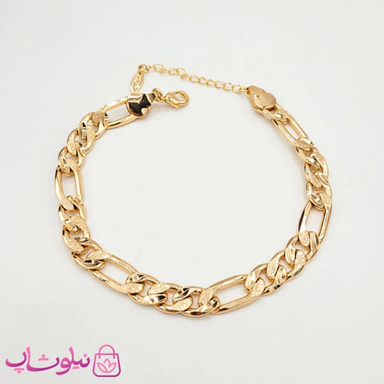 پابند پهن وای اس ایکس مدل فیگارو طلایی