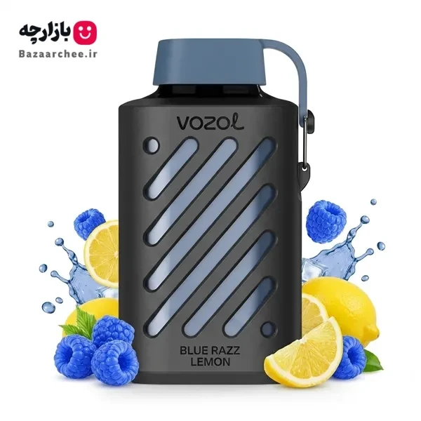 پاد یکبار مصرف وزول تمشک آبی لیمو 10000 پاف | Vozol BLUE RAZZ LEMON Gear 10000 Puff