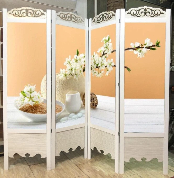 پاراوان تصویری منظره PA-265 سفید
