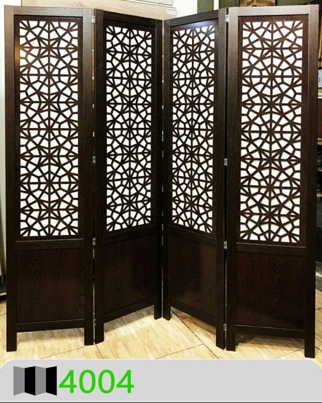 پاراوان طلقی دوجداره ونگه-سفید 4004