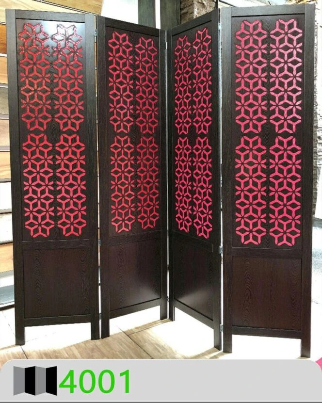 پاراوان طلقی دوجداره ونگه-قرمز 4001