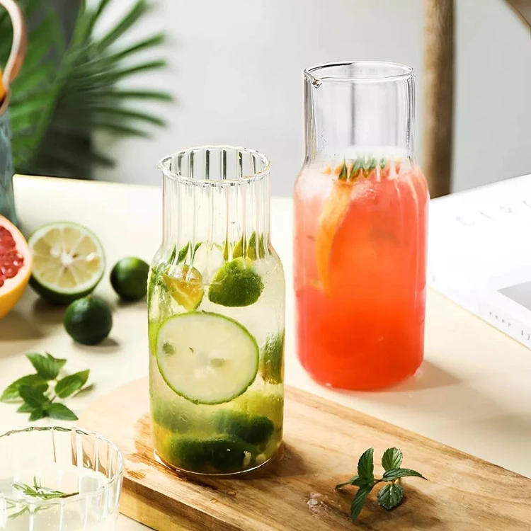 پارچ شب پیرکس شیاردار محصول وارداتی