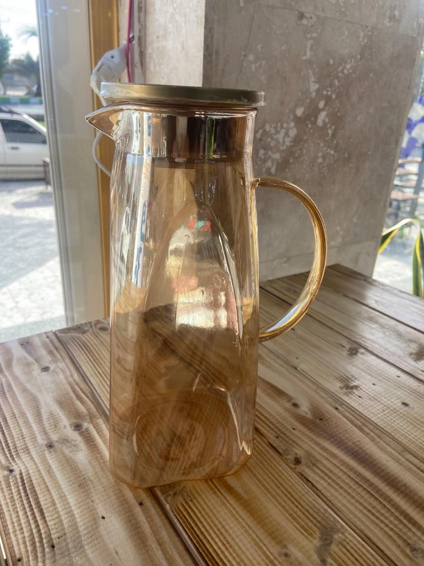 پارچ پیرکس آنتی شوک رنگ عسلی
