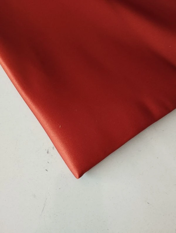 پارچه ساتن آمریکایی درجه یک رنگ آجری