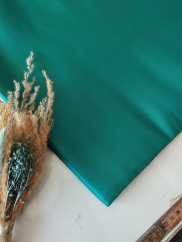پارچه ساتن آمریکایی درجه یک رنگ سبز