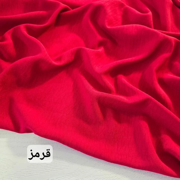 پارچه کرپ ابروبادی درجه یک رنگ قرمز