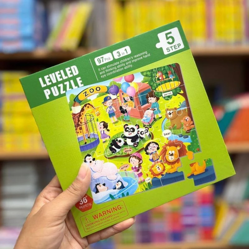 پازل کتابی مگنتی باغ وحش استپ5