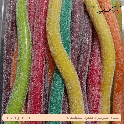 پاستیل ترش مدادی رنگی