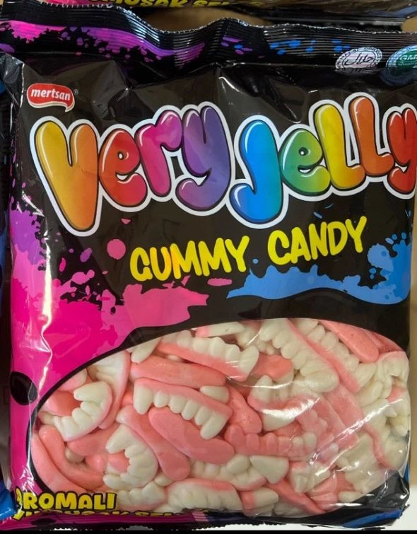پاستیل دندان وری جلی (very jelly) بسته یک کیلویی