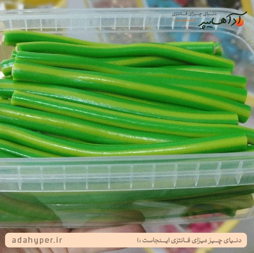 پاستیل شیرین مدادی میوه ای