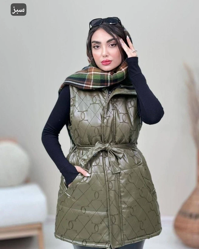 پافر چرمی کد 79757