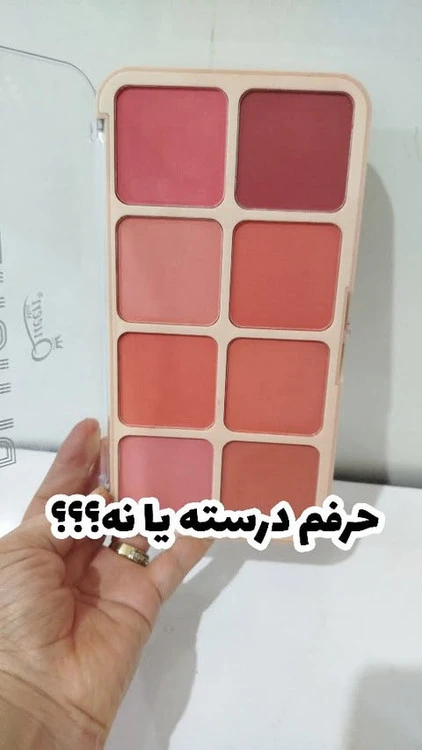 پالت رژگونه 8 رنگ مینی کوئین