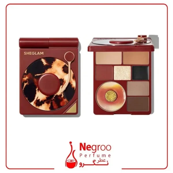 پالت سایه 8 رنگ گرامافونی شیگلم (vinyl pop color palette sheglam)