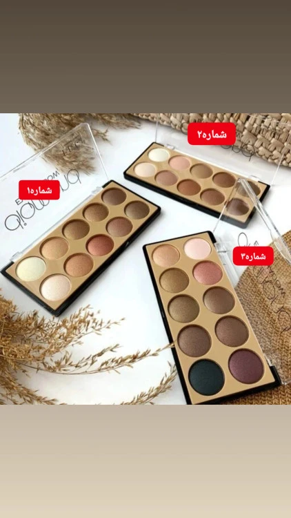 پالت سایه چشم دیاموند ۱۰ رنگ‌ شاین دار