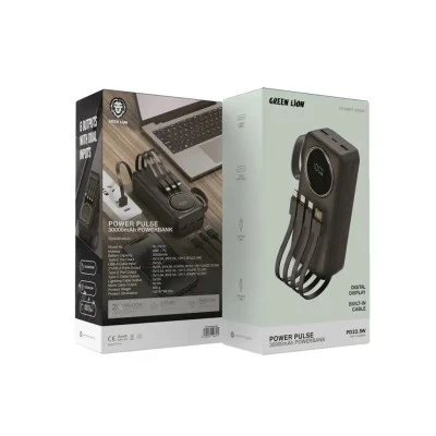 پاور بانک 20000 گرین لاین مدل pulse power 20k (گارانتی 6 ماهه)