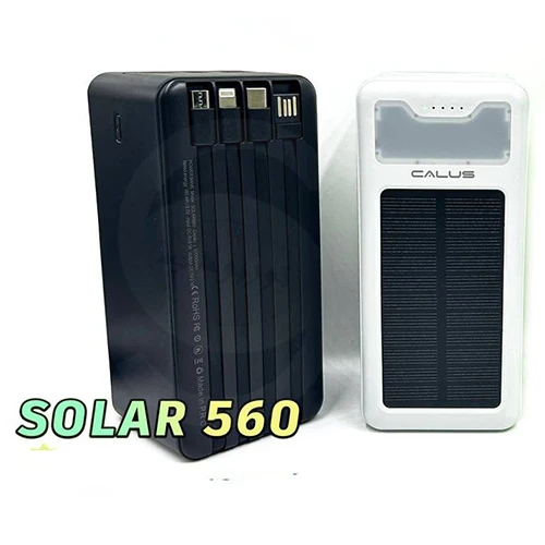 پاور بانک 50000 خورشیدی Solar 560 calusSolar 560 Calus 50000 mAh Solar Power Bank