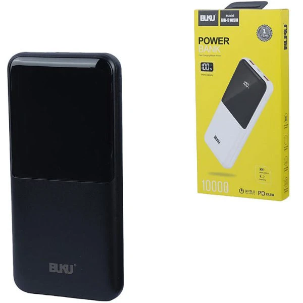 پاور بانک فست شارژ بوکو MG-G105M QC3.0 PD 22.5W ظرفیت 10000 میلی آمپر