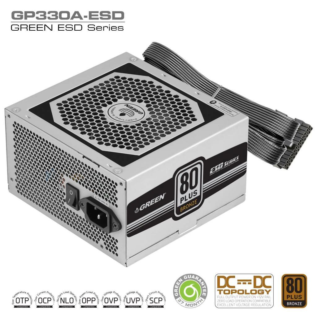 پاور گرین 330 وات غیرماژولار GREEN GP330A-ESD