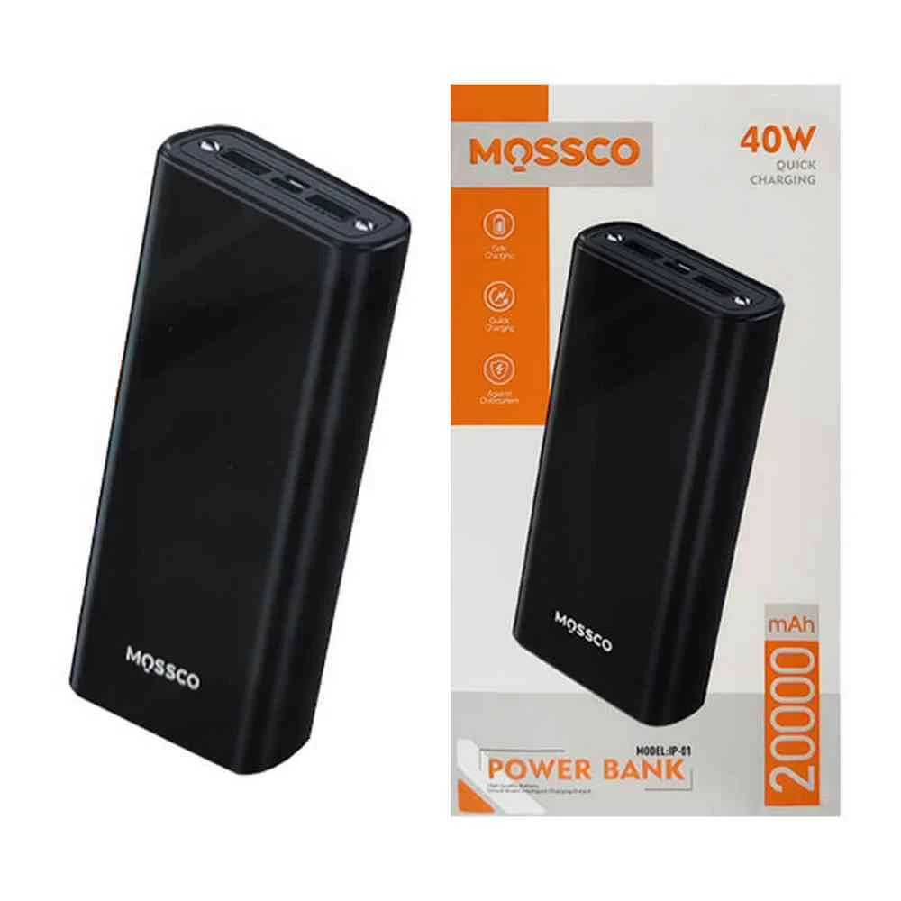 پاوربانک 20000 میلی آمپر 40 وات MOSCOW مدل IP-01 