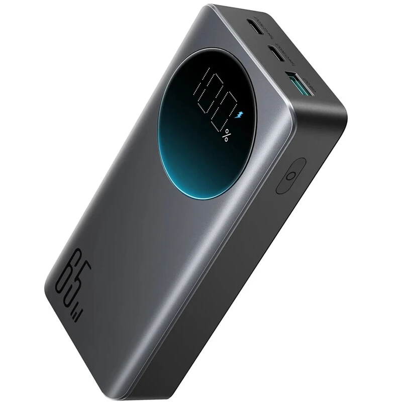 پاوربانک 20000 میلی‌آمپر Type-C و USB فست شارژ 65 وات جویروم JR-PBF04