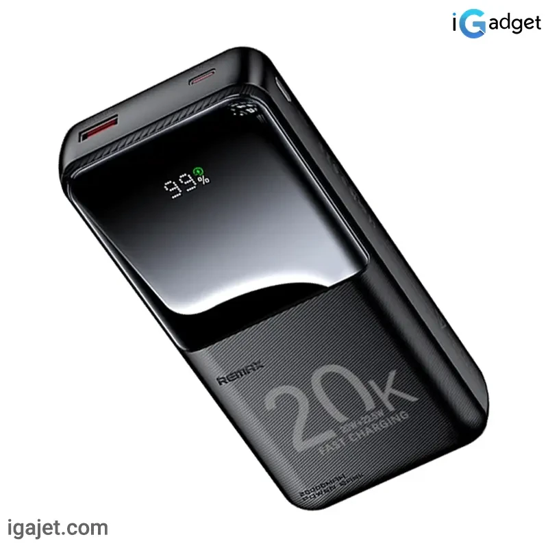 پاوربانک 22.5 وات ریمکس مدل RPP-990 ظرفیت 20000 میلی آمپر ساعت