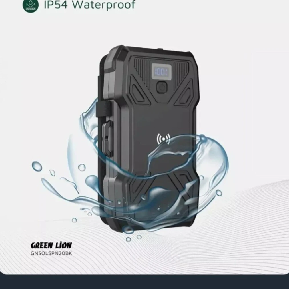 ☀️ پاوربانک خورشیدی 20000mAh گرین لاین مدل Solar 5-Panel: شارژ بی‌نهایت در دستان شما! 🔋