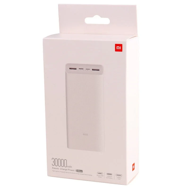 پاوربانک شیائومی مدل PB3018ZM ظرفیت 30000 اصل