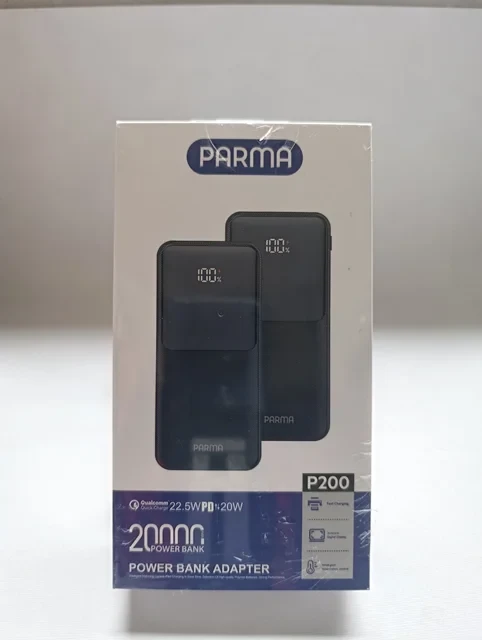 پاوربانک پارما 20,000 سه خروجی شارژ سریع 22.5 وات مدل P200
