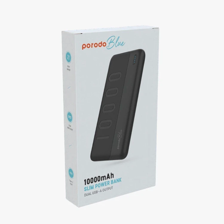 پاوربانک پرودو مدل blue 10k slim (گارانتی 6 ماهه)