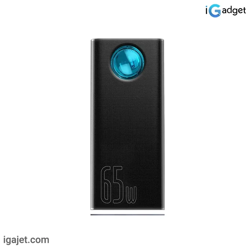 پاوربانک ۶۵ وات باسئوس مدل Amblight ظرفیت 30000 میلی آمپر ساعت