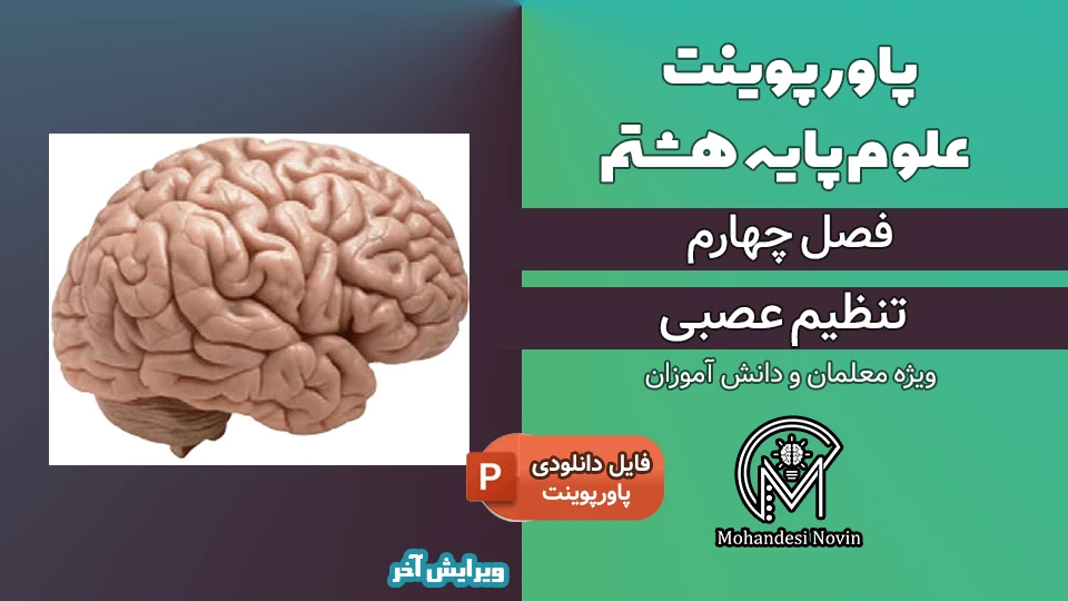 پاورپوینت تنظیم عصبی – فصل 4 علوم پایه هشتم (17 اسلاید)