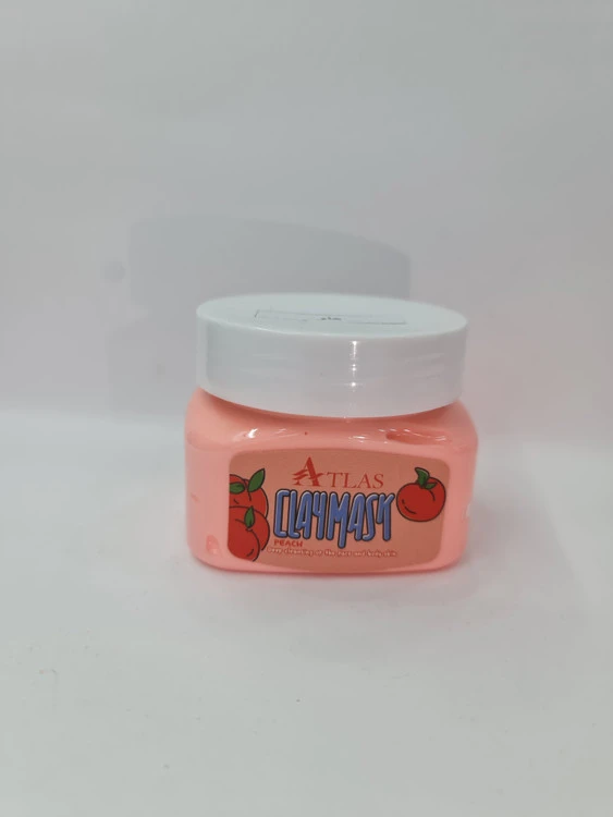 پاک سازی عمیق صورت و بدن {اسکراب }طعم هلو و توت فرنگی مارک اطلس
